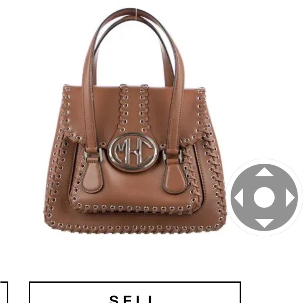 Michael Kors Collection Tan Leather Satchel